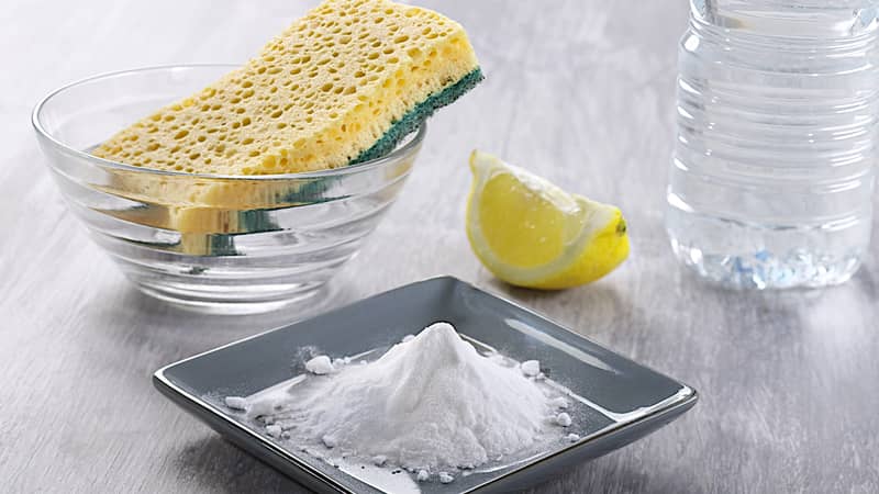 bicarb soda and other items for cleaning