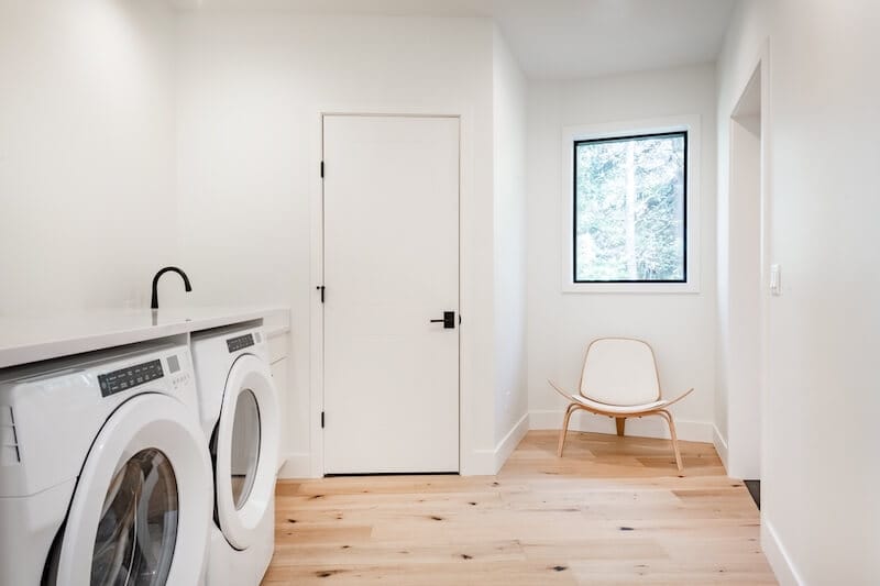 rental property cleaned laundry room