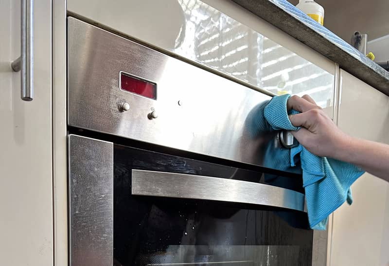 cleaning oven dials