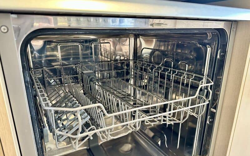 inside of the dishwasher