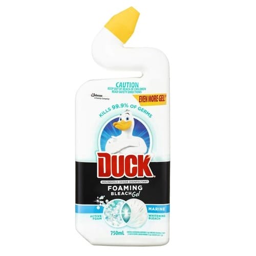 Duck Foaming Bleach Gel Toilet Bowl Cleaner