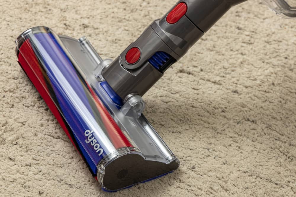 Dyson vacuum close up