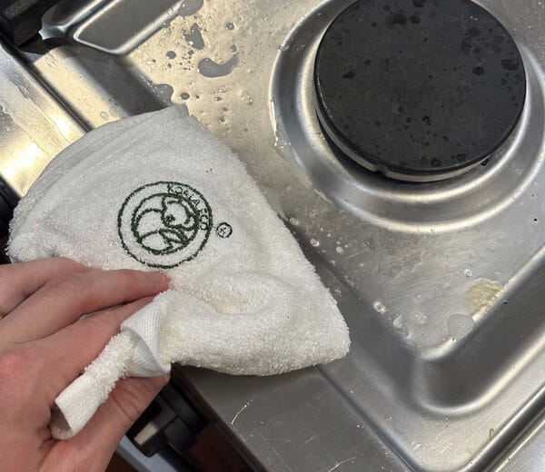 Koala Eco Cleaning Cloth for stainless stove top