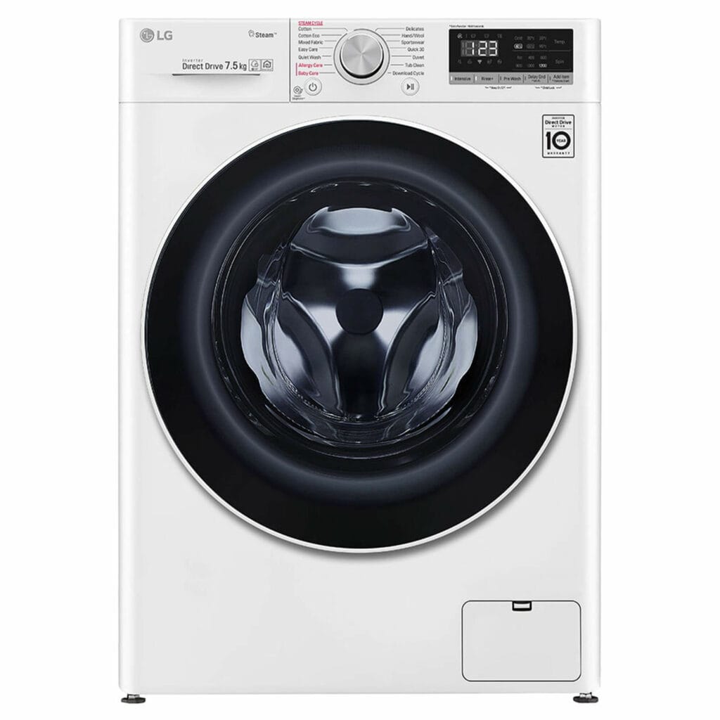 LG 7.5kg compact front load washing machine