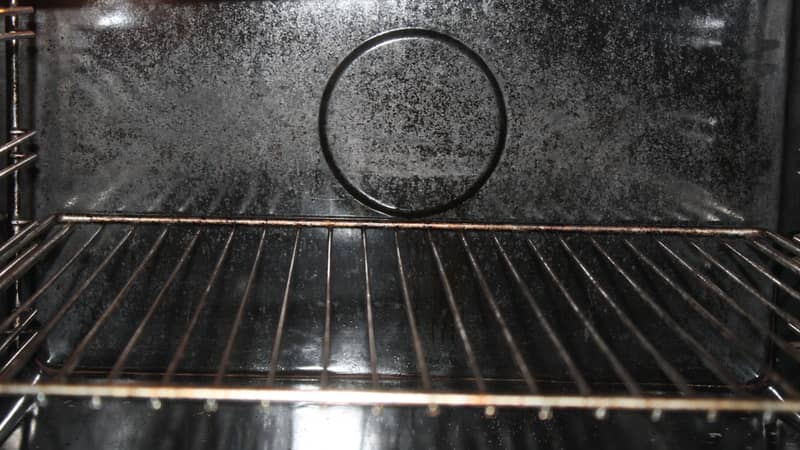 inside of an oven