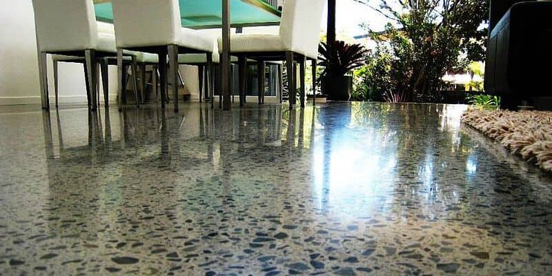 Honed and polished concrete floors