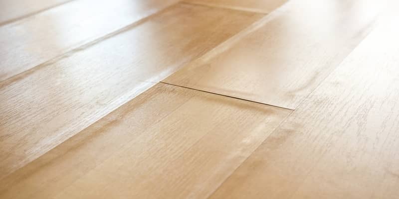 Swollen laminate flooring from flood or water damage